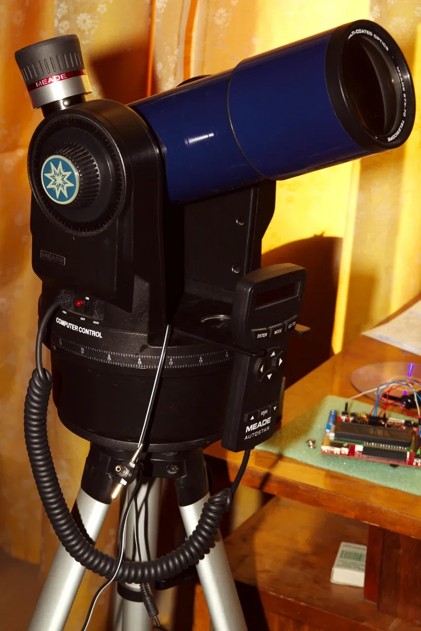 Meade ETX-70AT compacte telescoop op tripod-statief